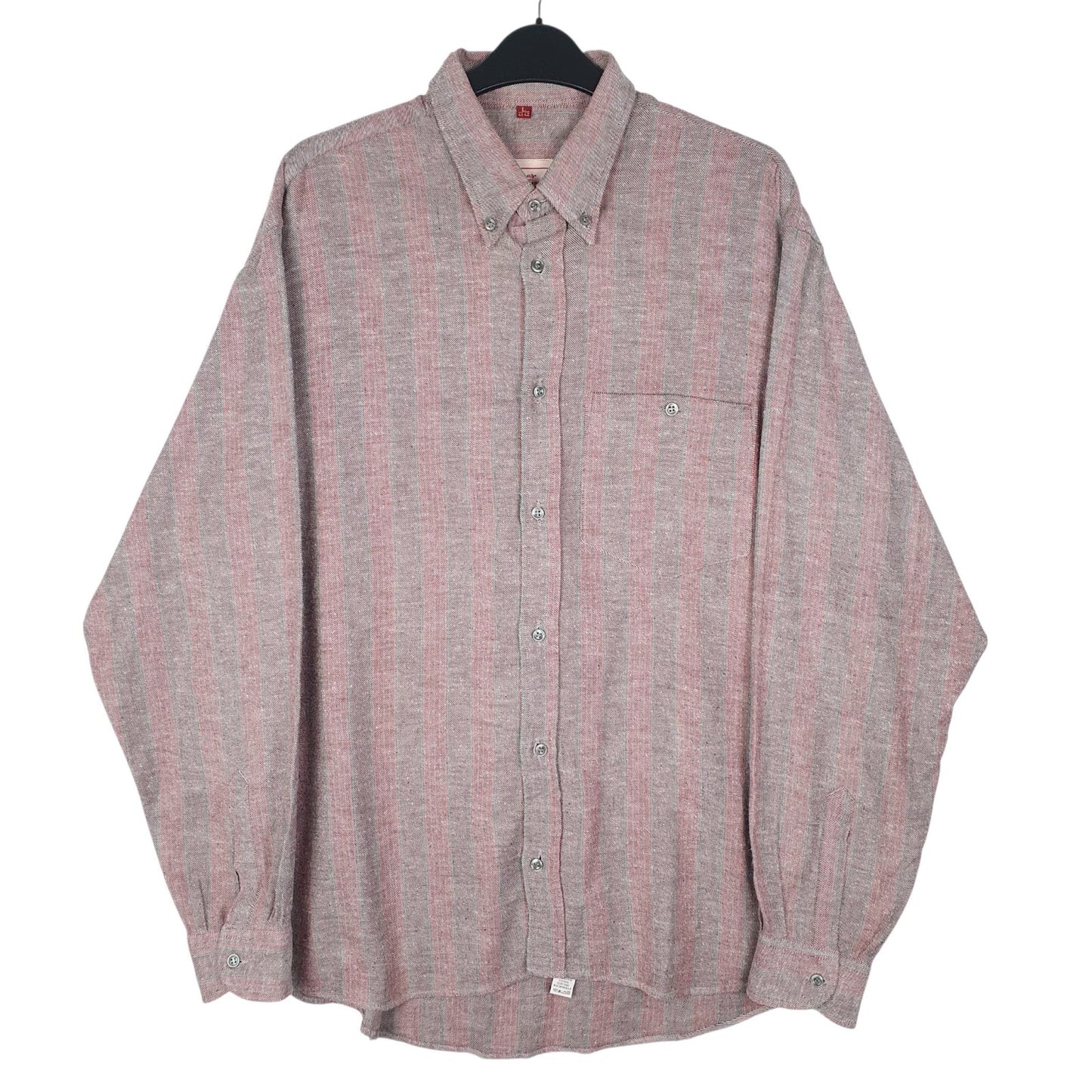 Mens Red Thomas William  Long Sleeve Shirt