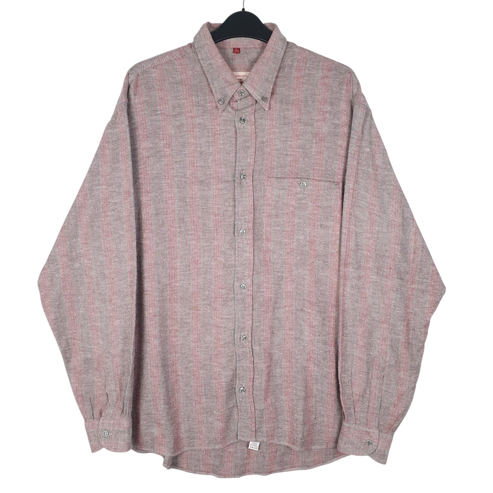 Mens Red Thomas William  Long Sleeve Shirt