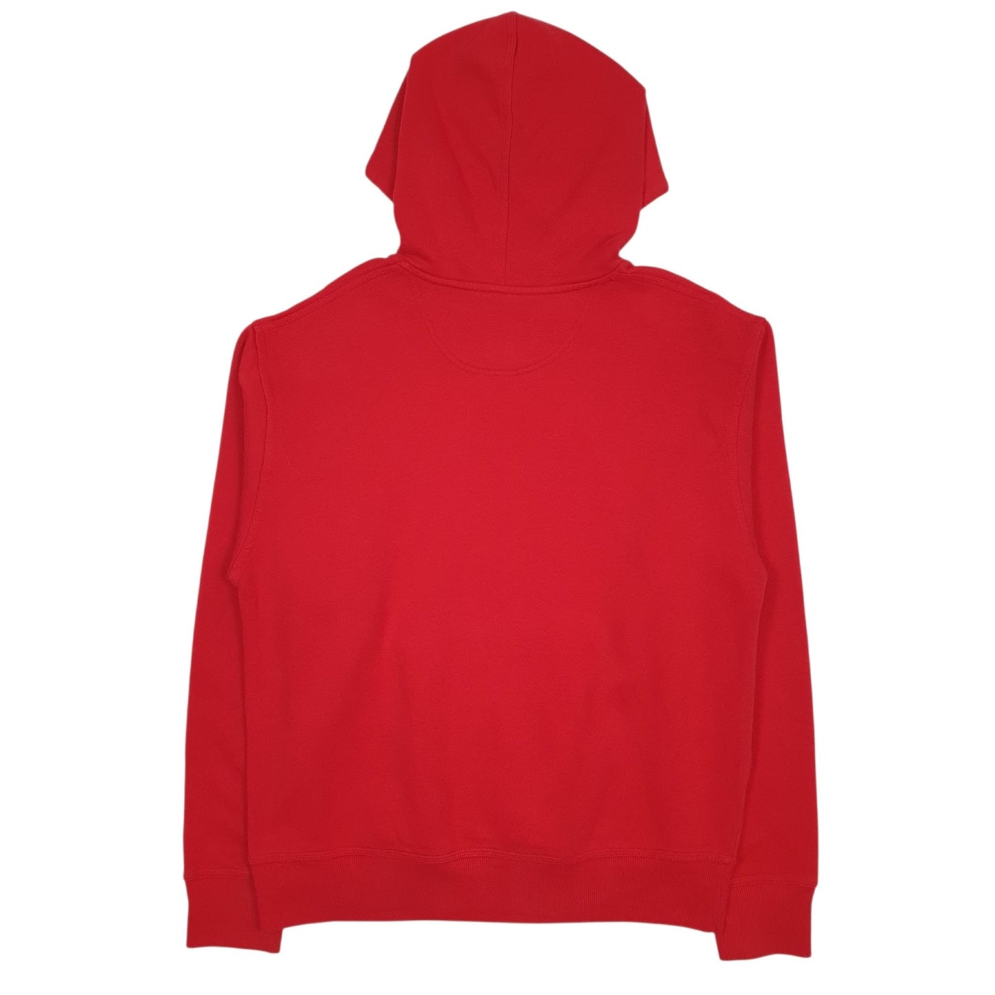 Mens Red Champion Spellout Hoodie Jumper