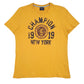 Mens Yellow Champion  Short Sleeve T Shirt