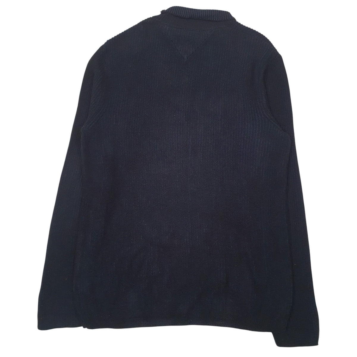 Mens Black Tommy Hilfiger  Crewneck Jumper