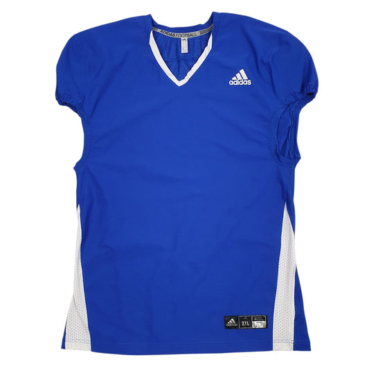 Mens Blue Adidas NFL Jersey Short Sleeve T Shirt