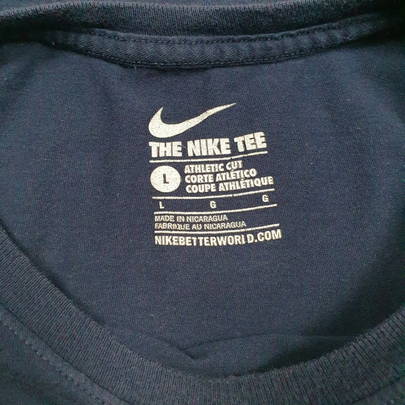 Mens Navy Nike MLB Milwaukee Brewers Baseball  T Shirt