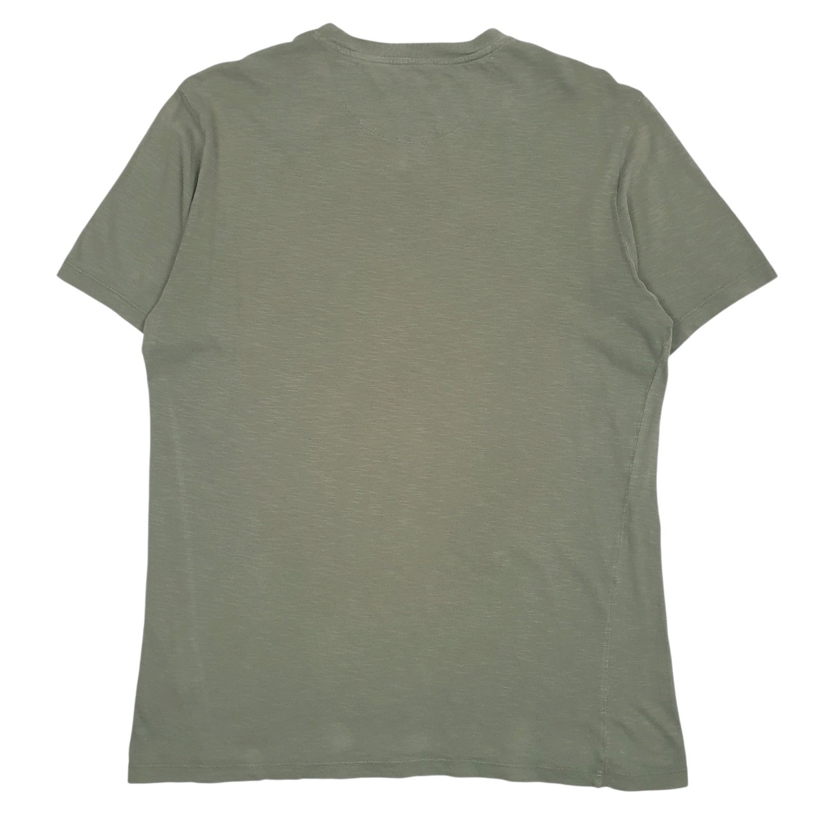 Mens Green Woolrich Spellout  T Shirt