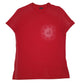 Mens Red Armani  Short Sleeve T Shirt