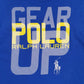 Mens Blue Polo Ralph Lauren Spellout  T Shirt