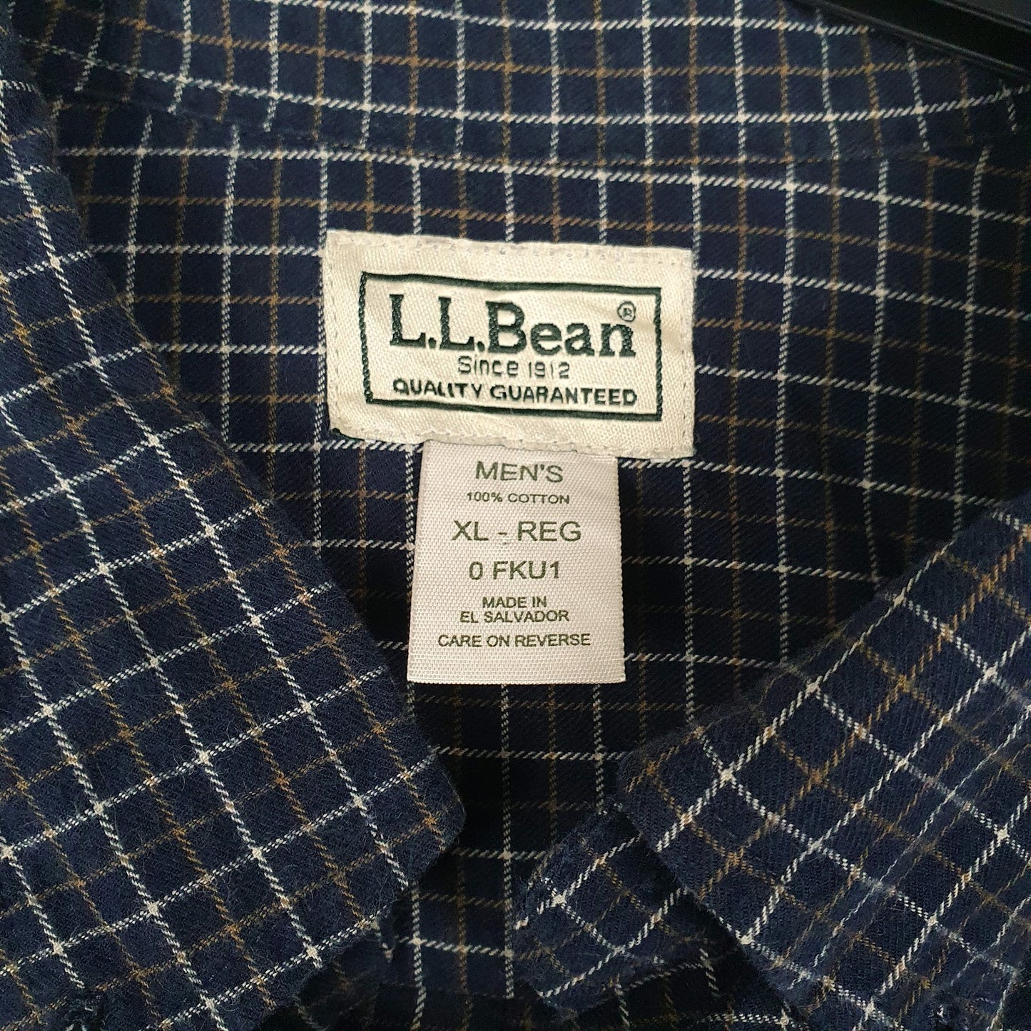 Mens Navy L.L.Bean   Shirt