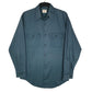 Mens Green Big Mac JC Penney Vintage 1970s Long Sleeve Shirt