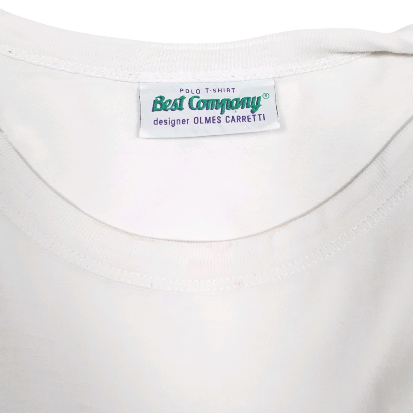 Mens Grey Best Company Olmes Carretti Spellout  T Shirt