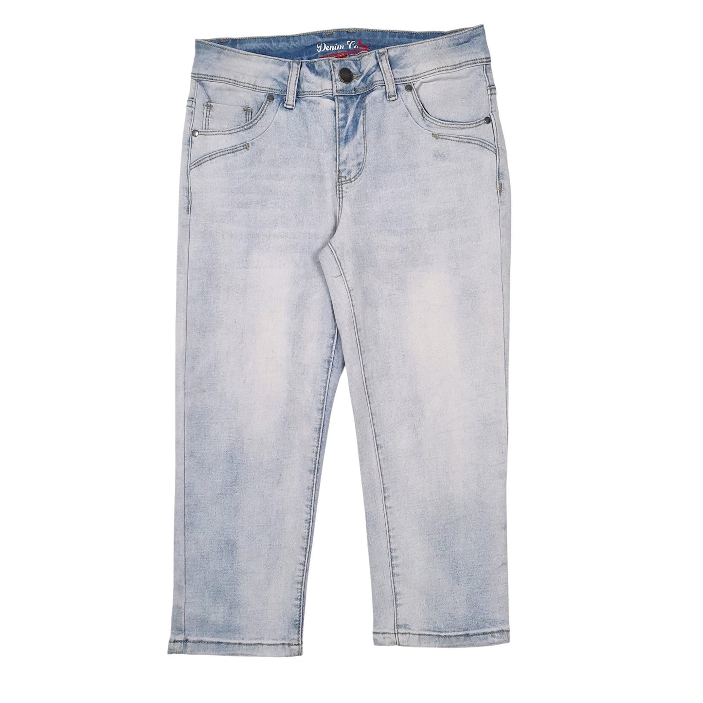 Womens Blue Zara Capri Casual JeansW28 L19