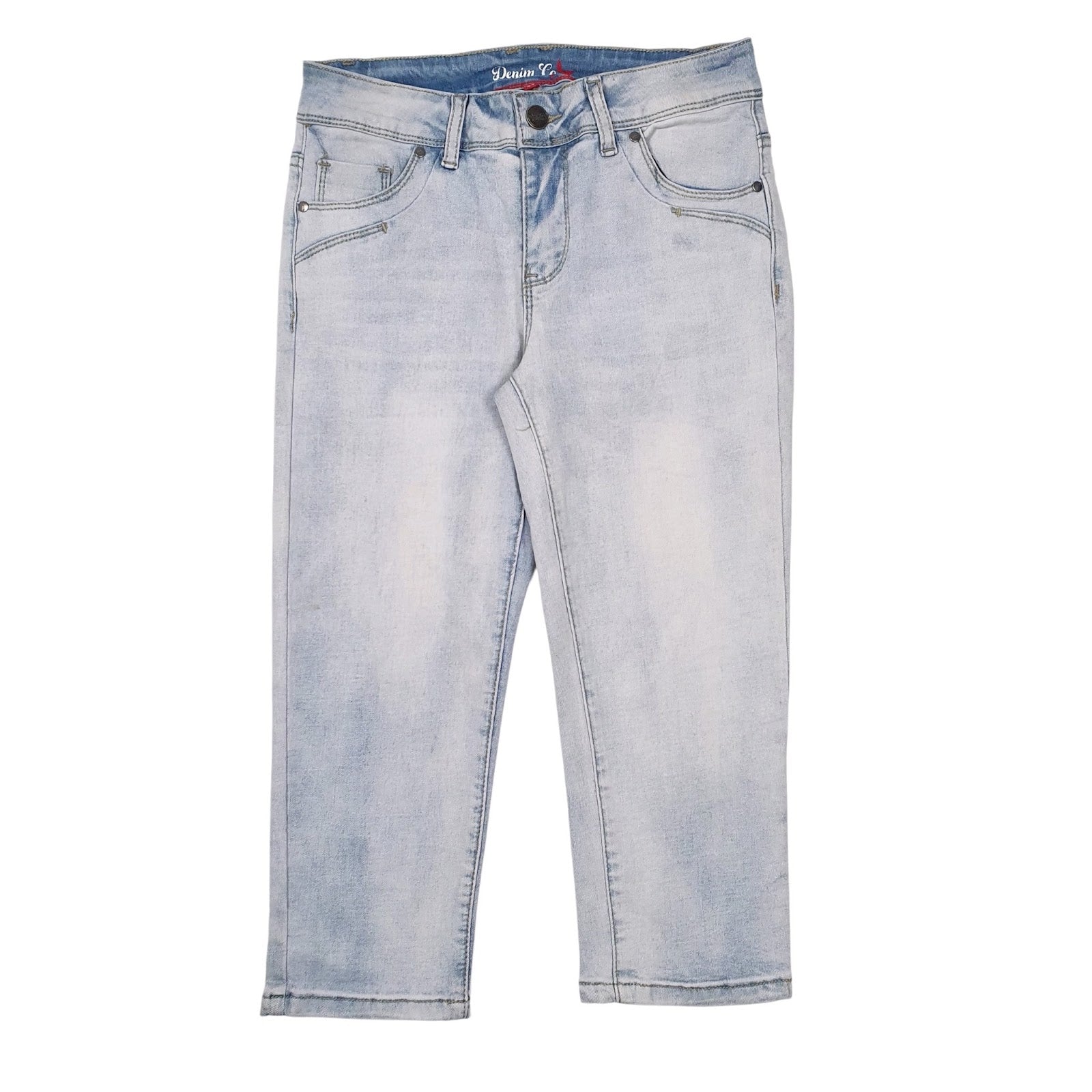 Womens Blue Zara Capri Casual JeansW28 L19
