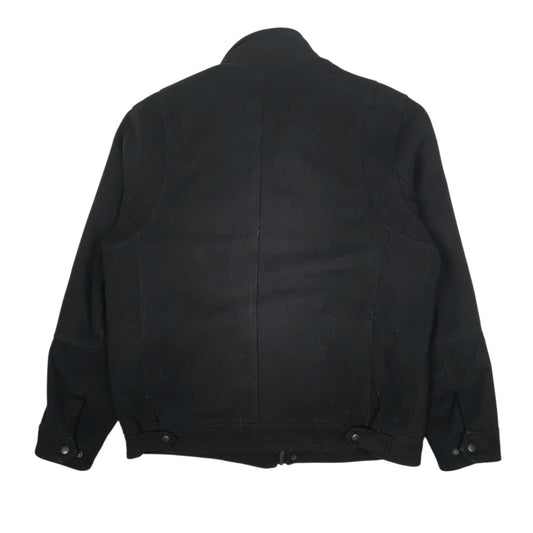 Mens Black Levis Cruiser Wool Windbreaker  Coat