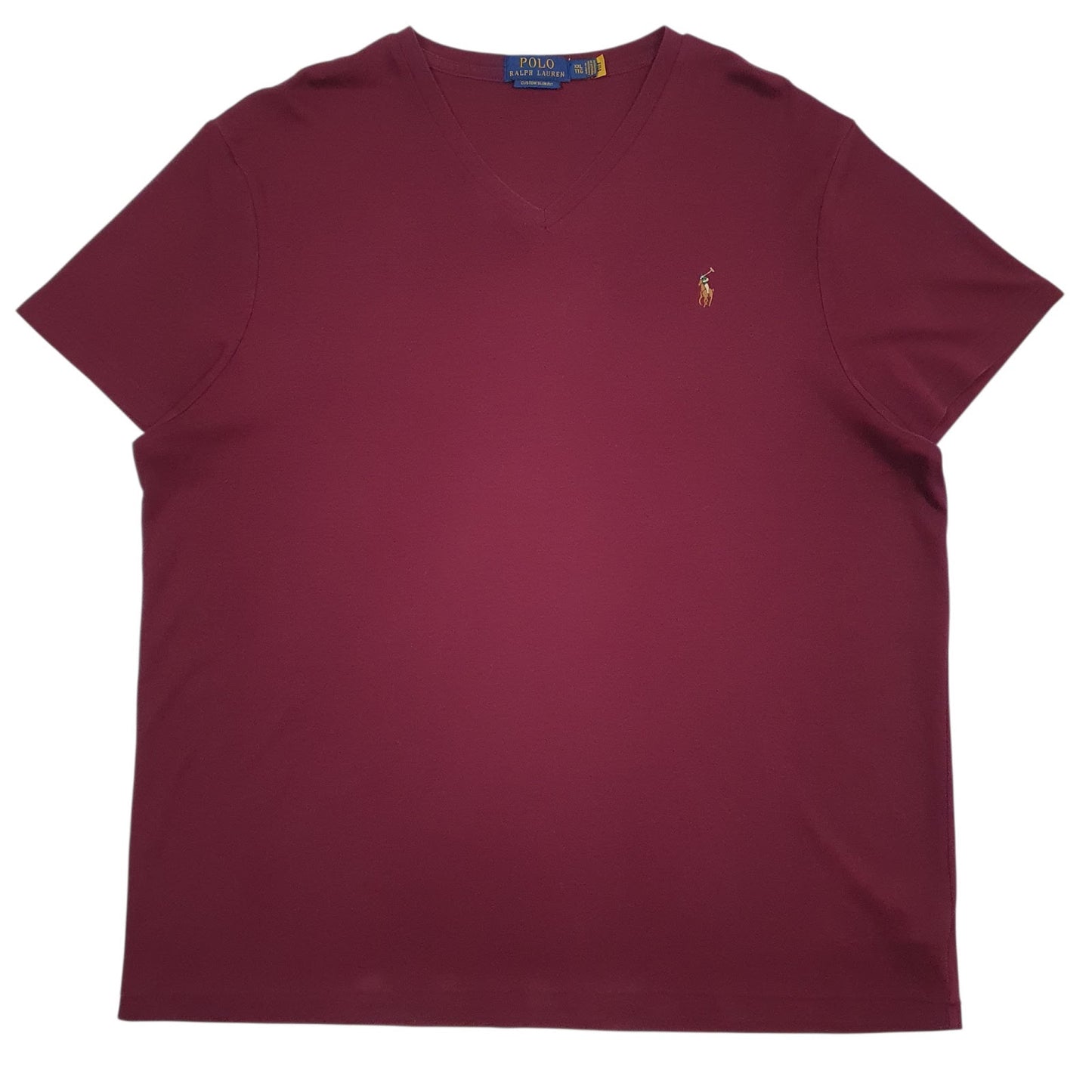 Mens Burgundy Polo Ralph Lauren  Short Sleeve T Shirt