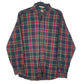 Mens Black L.L.Bean Flannel Long Sleeve Shirt