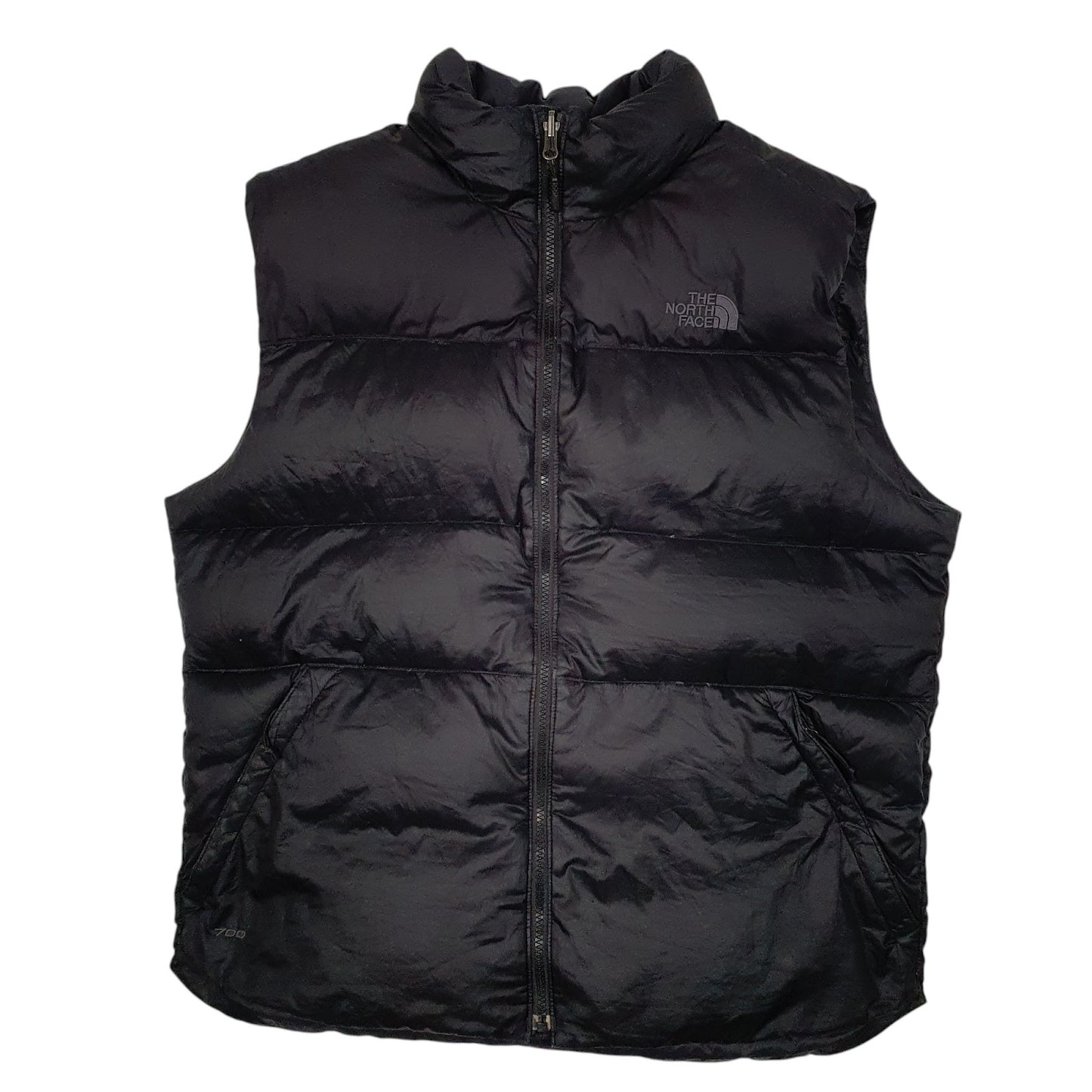 Mens Black The North Face Nuptse Gilet Vest Bodywarmer  Coat