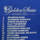 Mens Blue Adidas NBA Golden State Warriors  T Shirt