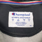Mens Grey Champion Spellout Hoodie Jumper