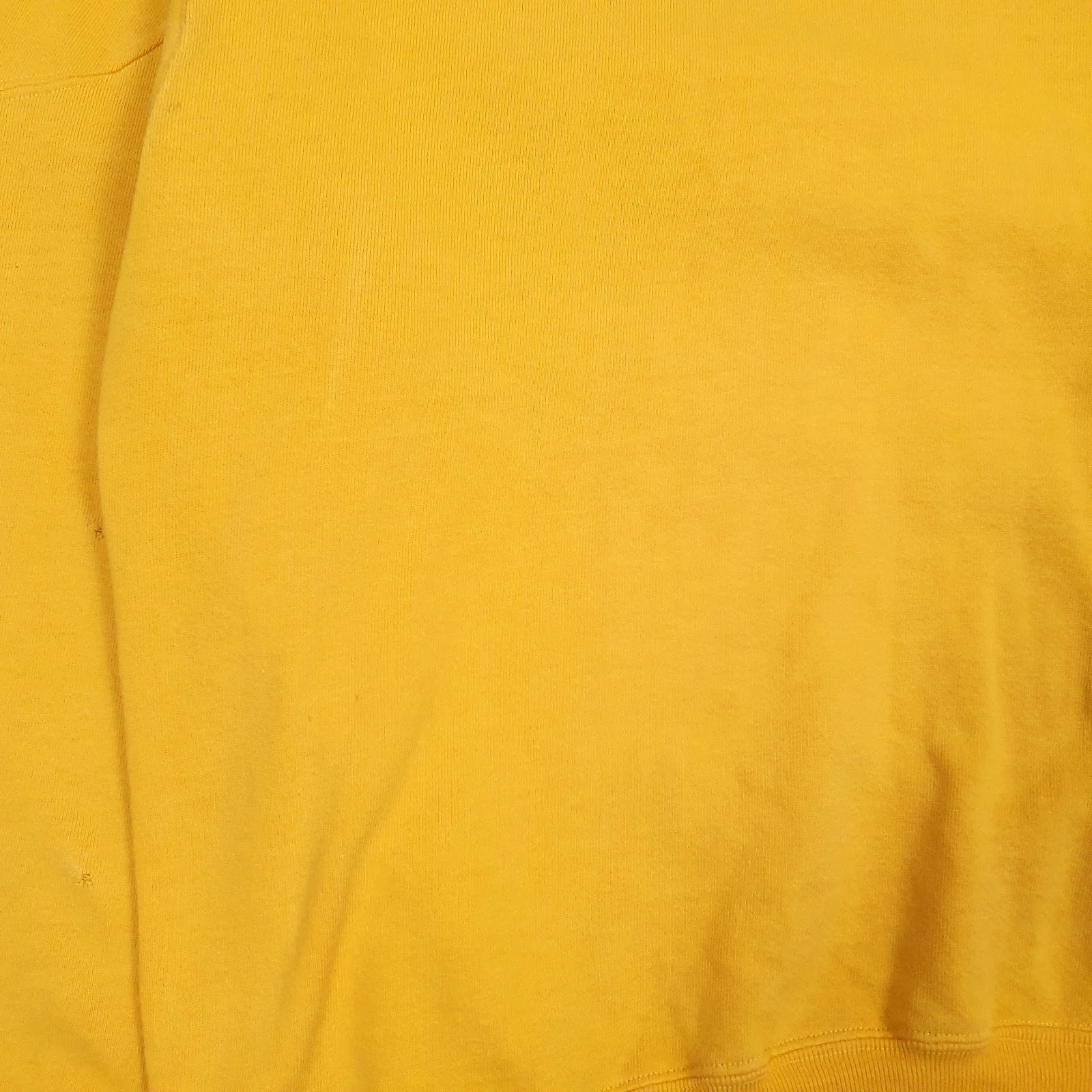 Mens Yellow Russel Athletic Vintage 90s Made In USA Crewneck Jumper