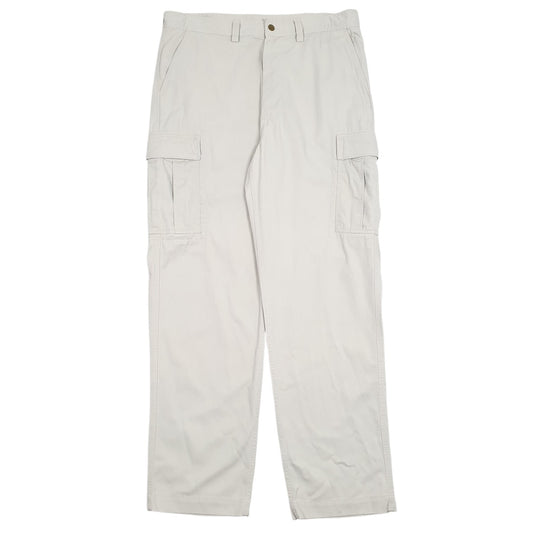 Mens Cream Polo Ralph Lauren Cargo Chino Trousers