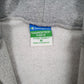 Mens Grey Champion Hooded Quarter Zip Jumper