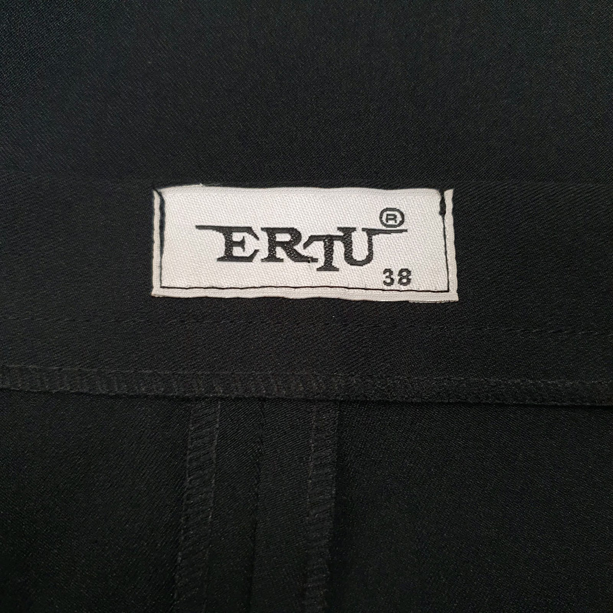 Womens Black Ertu   Trousers