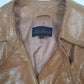 Womens Brown Luisa Spagnoli Snakeskin Lizard Skin Blazer Chore  Coat