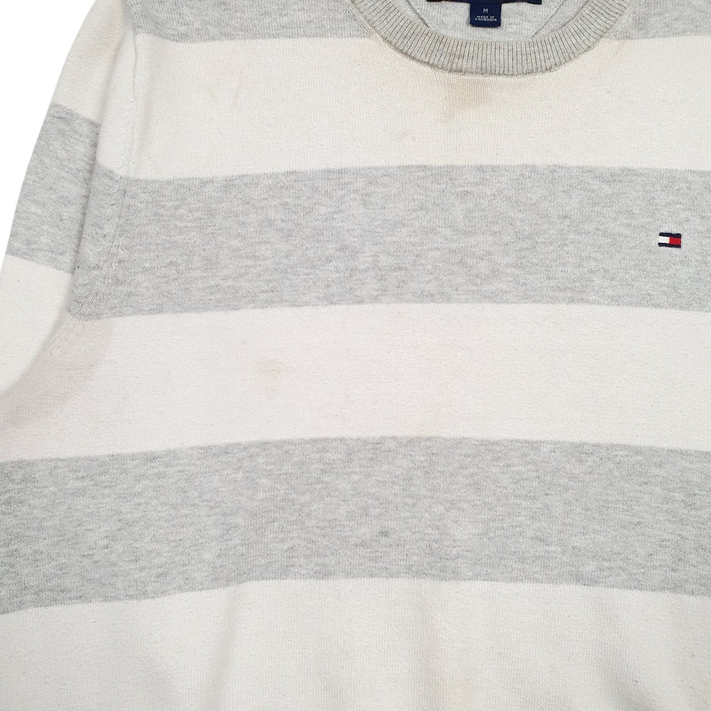 Mens Grey Tommy Hilfiger  Crewneck Jumper