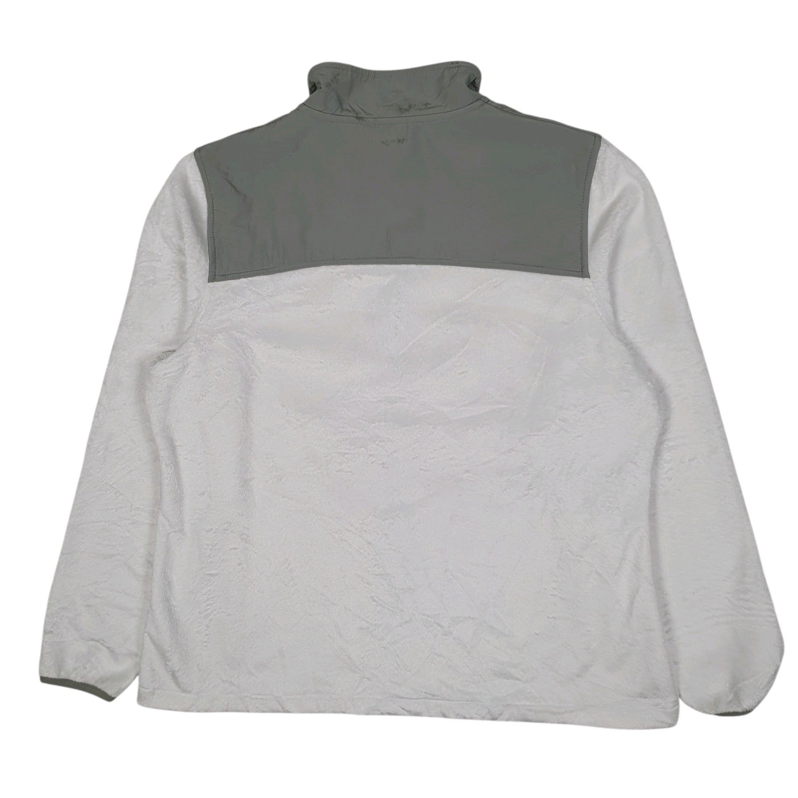 Womens White Fila  Full Zip Jumper