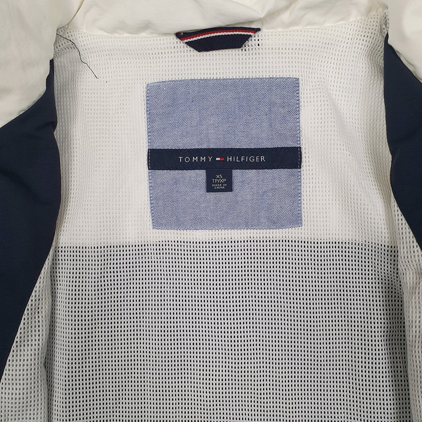 Mens Navy Tommy Hilfiger  Hoodie Coat