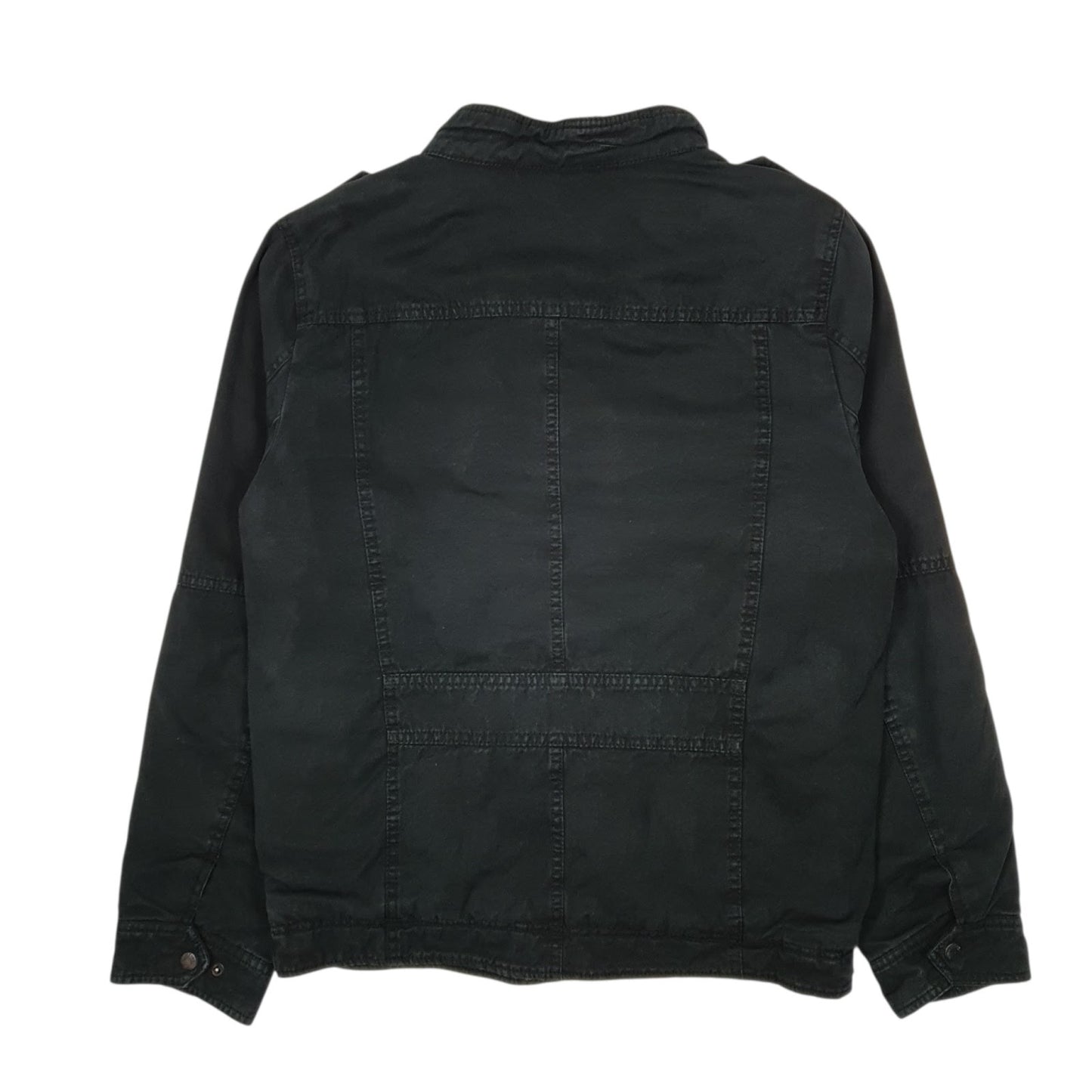Mens Black Levis Workwear Military Windbreaker  Coat