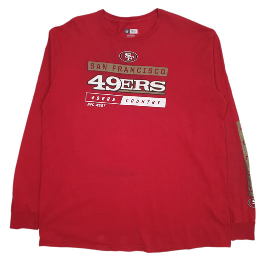 Mens Red NFL San Francisco 49ers Long Sleeve T Shirt
