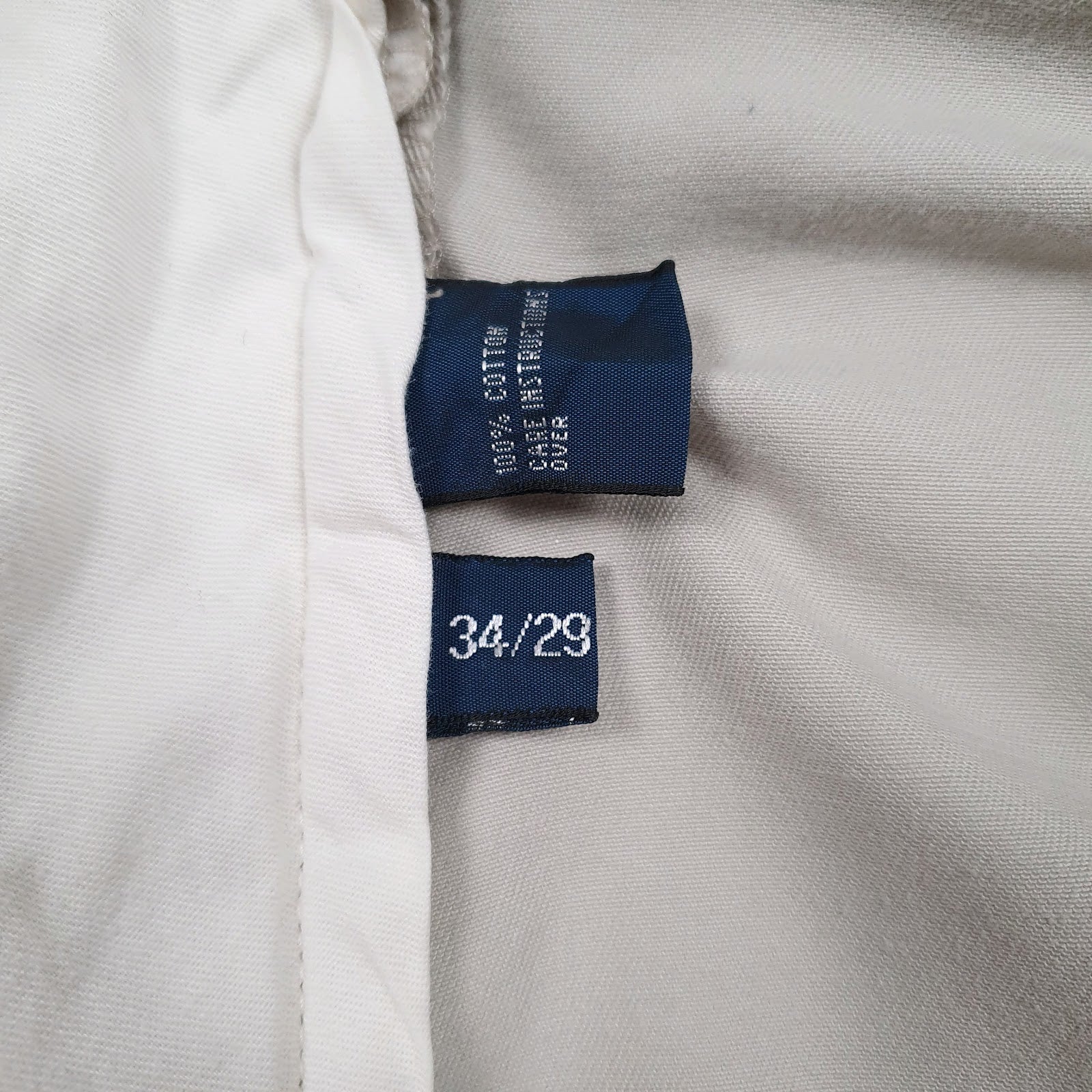 Mens Beige Polo Ralph Lauren Pleated  Trousers