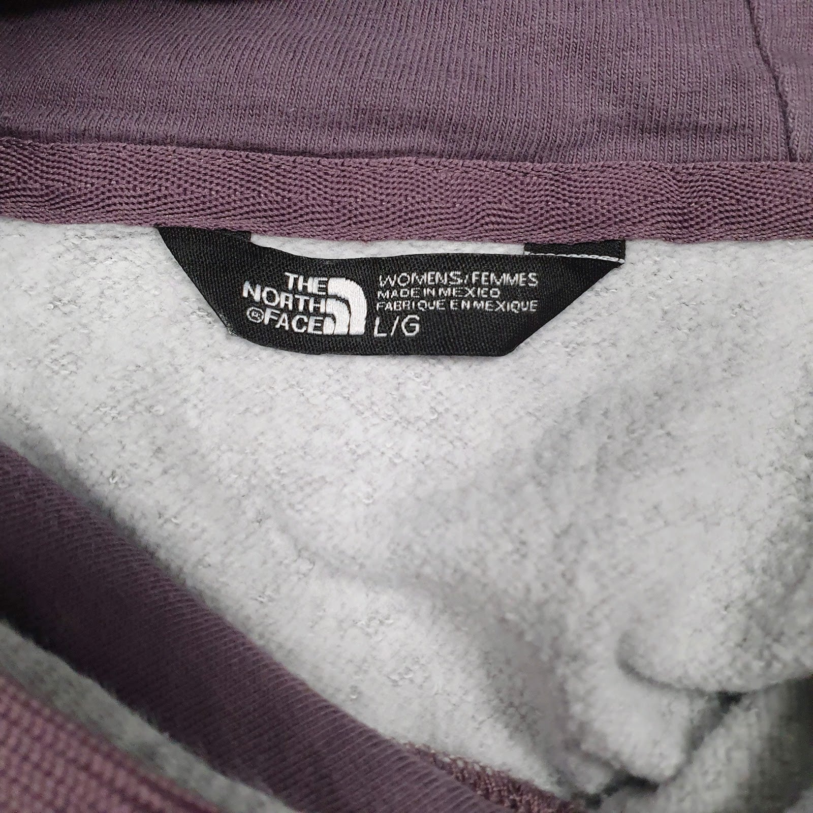 Womens Grey The North Face Spellout Hoodie Jumper