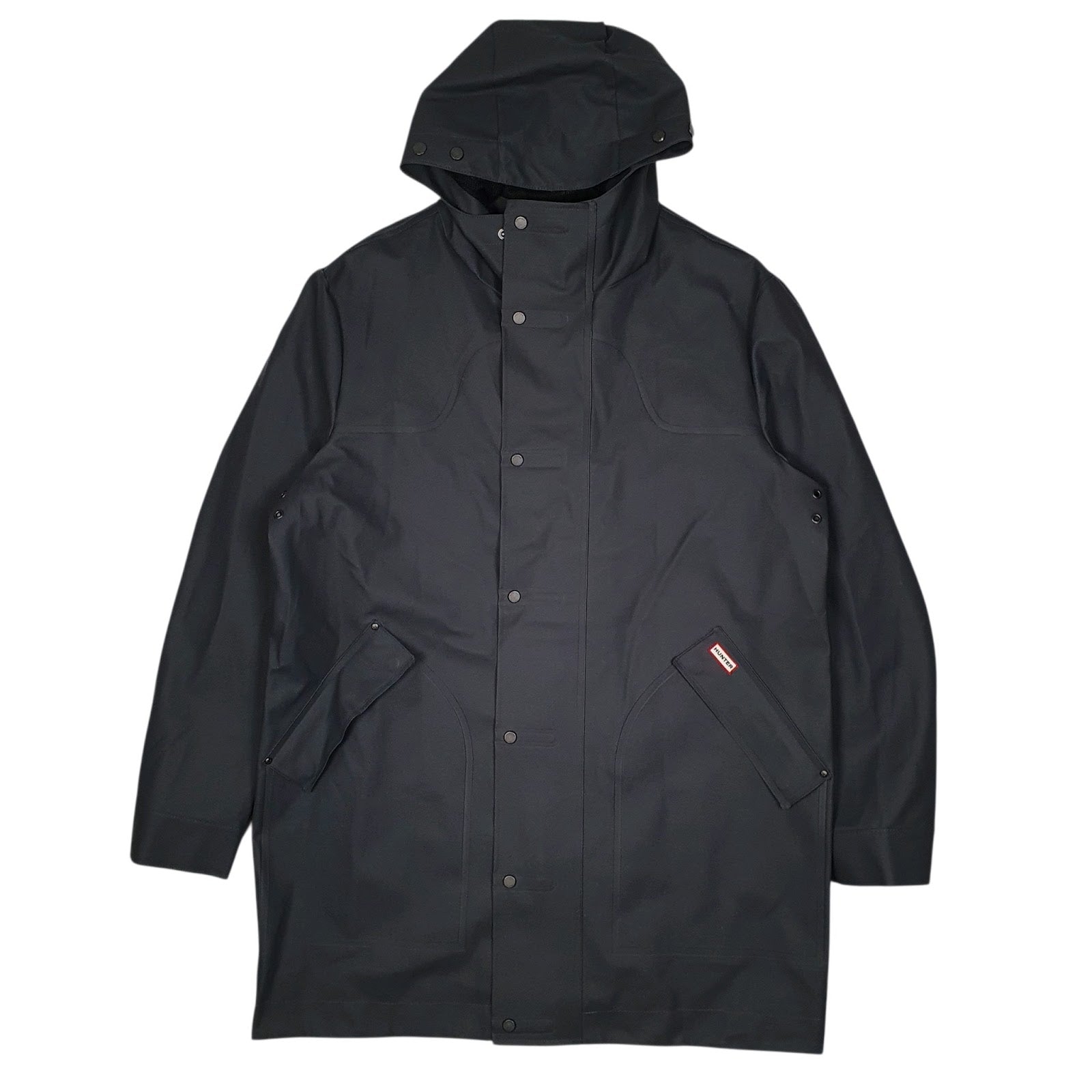 Mens Grey Hunter PVC Rain Coat  Coat