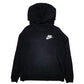 Womens Black Nike Turtle Neck Hoodie Jumper