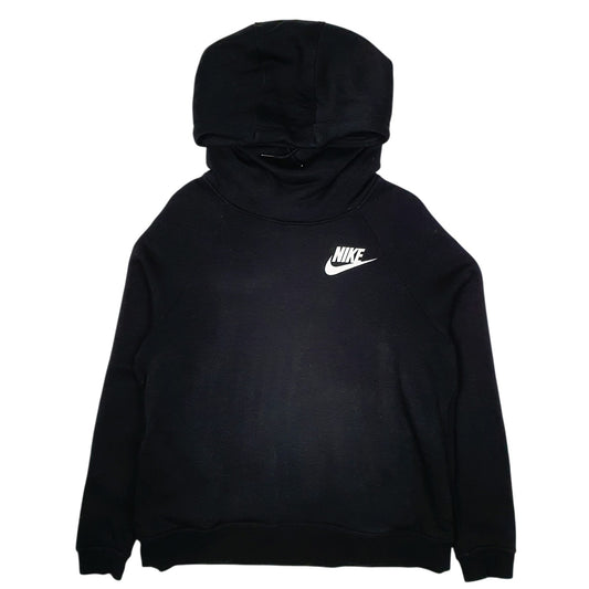 Womens Black Nike Turtle Neck Hoodie Jumper