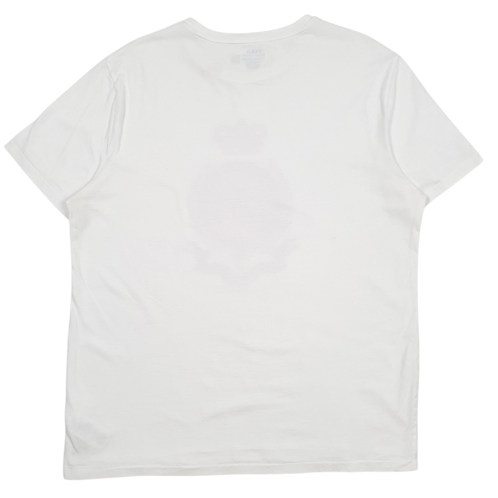 Mens White Polo Ralph Lauren   T Shirt