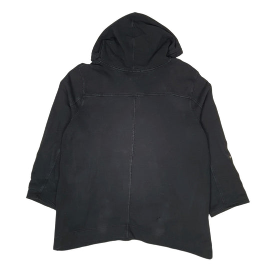 Womens Black Ralph Lauren Quarter Zip Active Hoodie Jumper