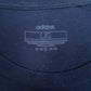 Mens Navy Adidas Spellout  T Shirt