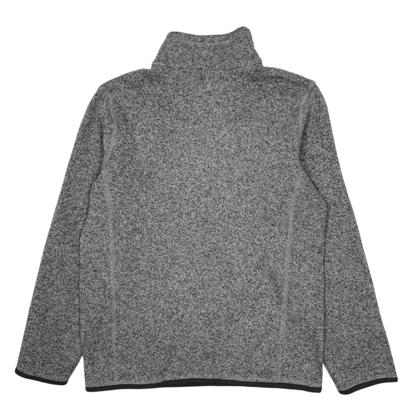 Womens Grey Patagonia Better Sweater Quarter Zip Jumper