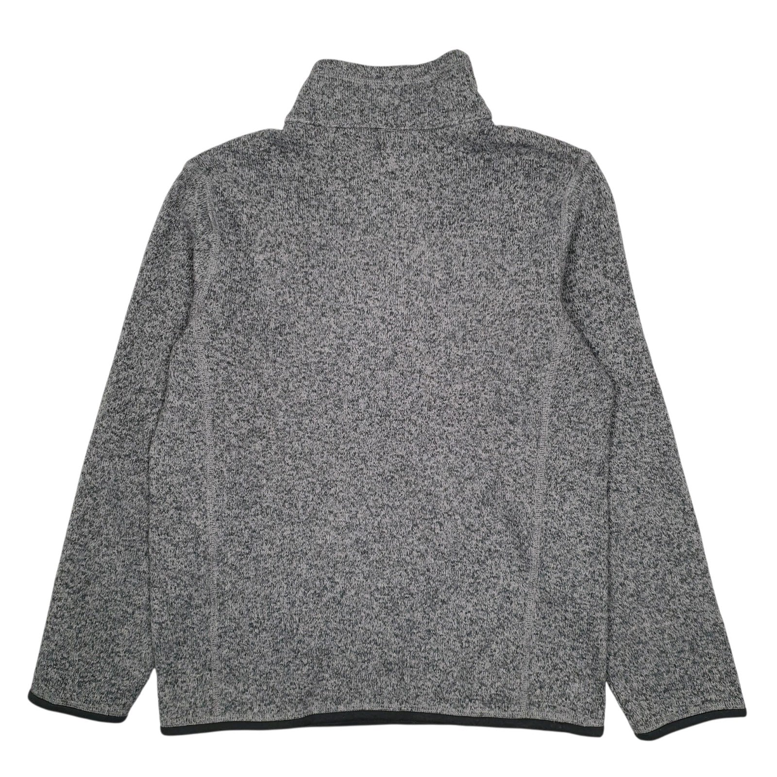 Womens Grey Patagonia Better Sweater Quarter Zip Jumper