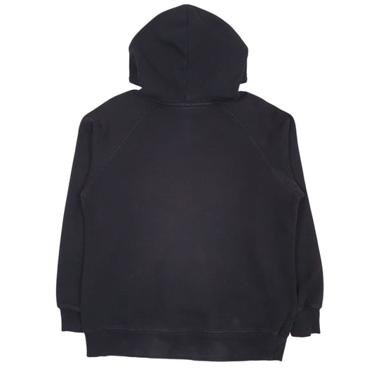 Womens Black The North Face Spellout Hoodie Jumper