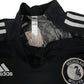 Mens Black Adidas Pullover Crewneck Michigan Wolves Football Soccer Hoodie Coat