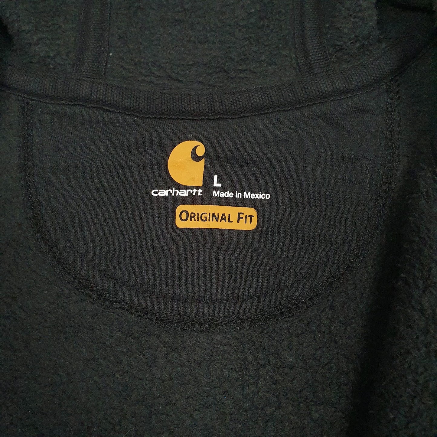 Mens Black Carhartt  Full Zip Jumper