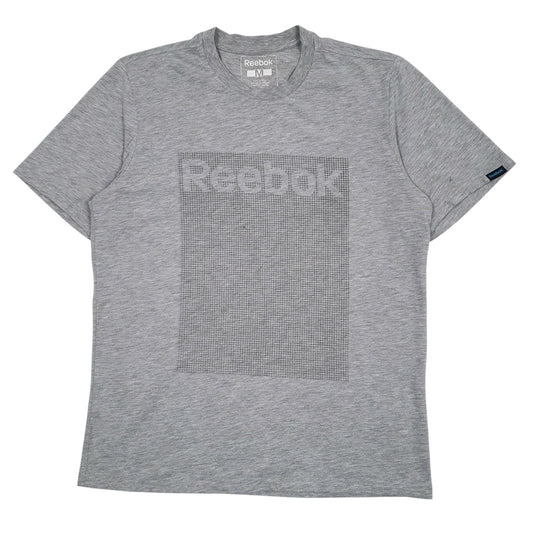 Mens Grey Reebok  Short Sleeve T Shirt