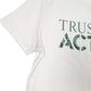 Mens White Trussardi Spellout  T Shirt