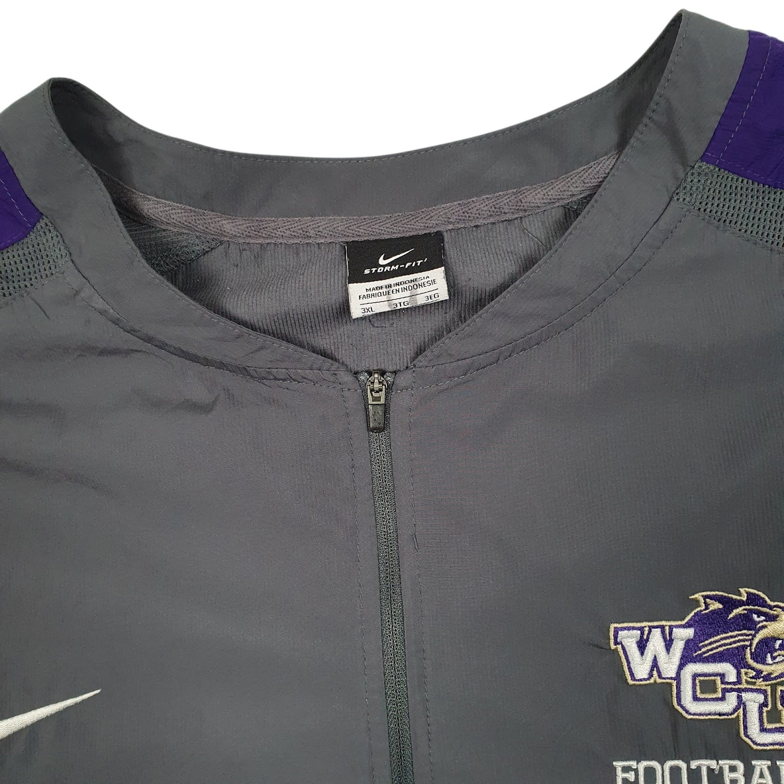 Mens Grey Nike Storm Fit Western Carolina  Coat