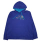 Mens Purple The North Face Spellout Hoodie Jumper