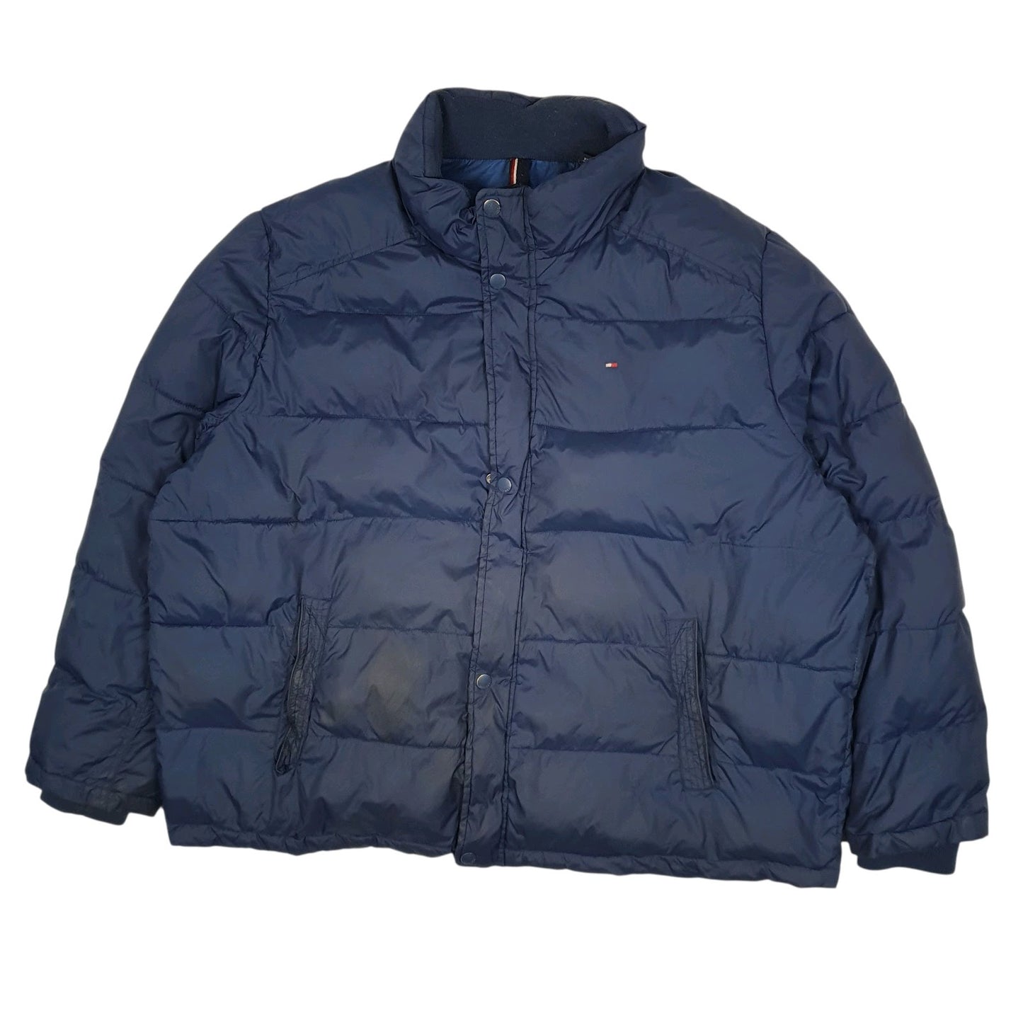 Mens Navy Tommy Hilfiger  Hoodie Coat