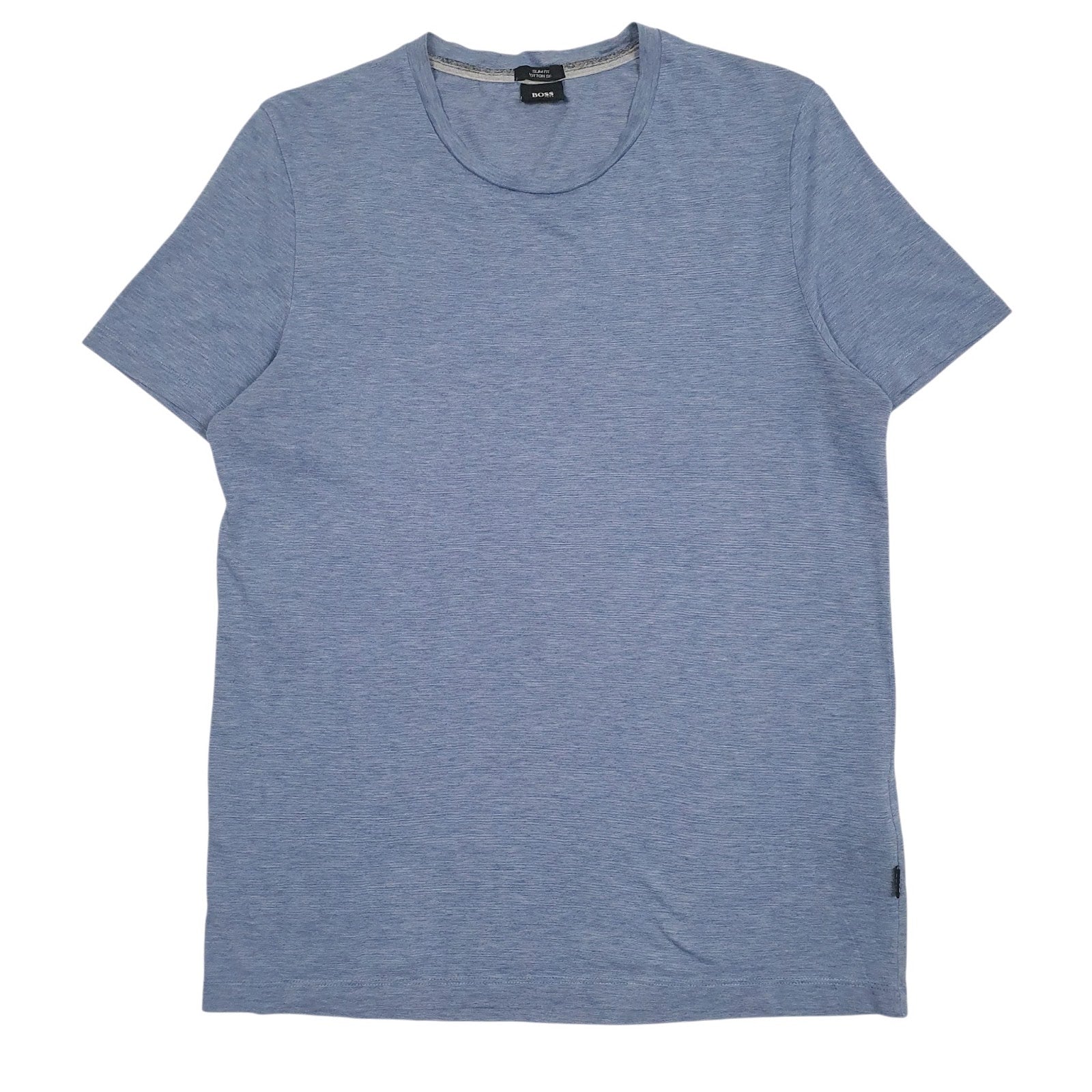 Mens Blue Hugo Boss Slim Short Sleeve T Shirt